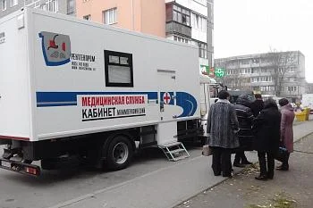 За четыре часа работы исследование на передвижном маммографе прошли двадцать три женщины